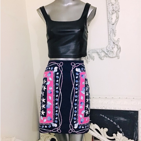 Talbots Seashells Mini Skirt - Picture 7 of 7